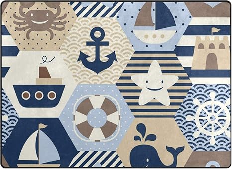 kids nautical rug