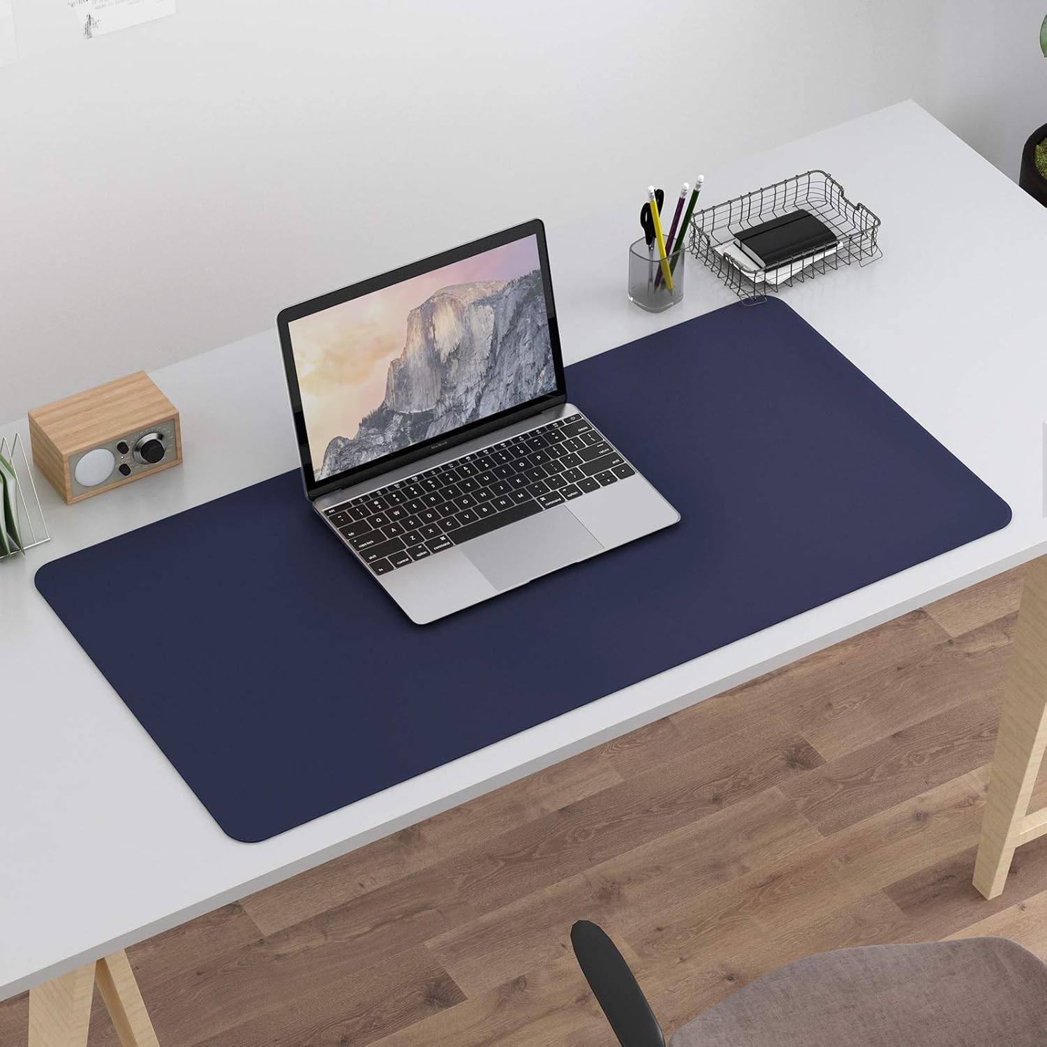 HAPFIY Office Desk Pad Protector Multifunctional Dual