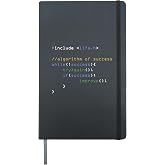 Programming Computer Science Code Algorithm Software Engineer Hardcover Journal, Black