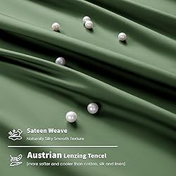 Shilucheng Tencel Sheets 4 Piece, 100% Eucalyptus