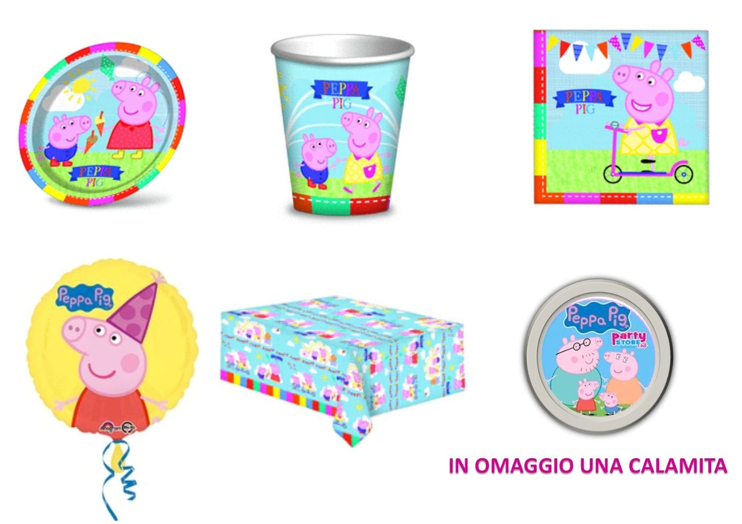 Party store web By Casa dolce casa Peppa Pig coordinato addobbi ...