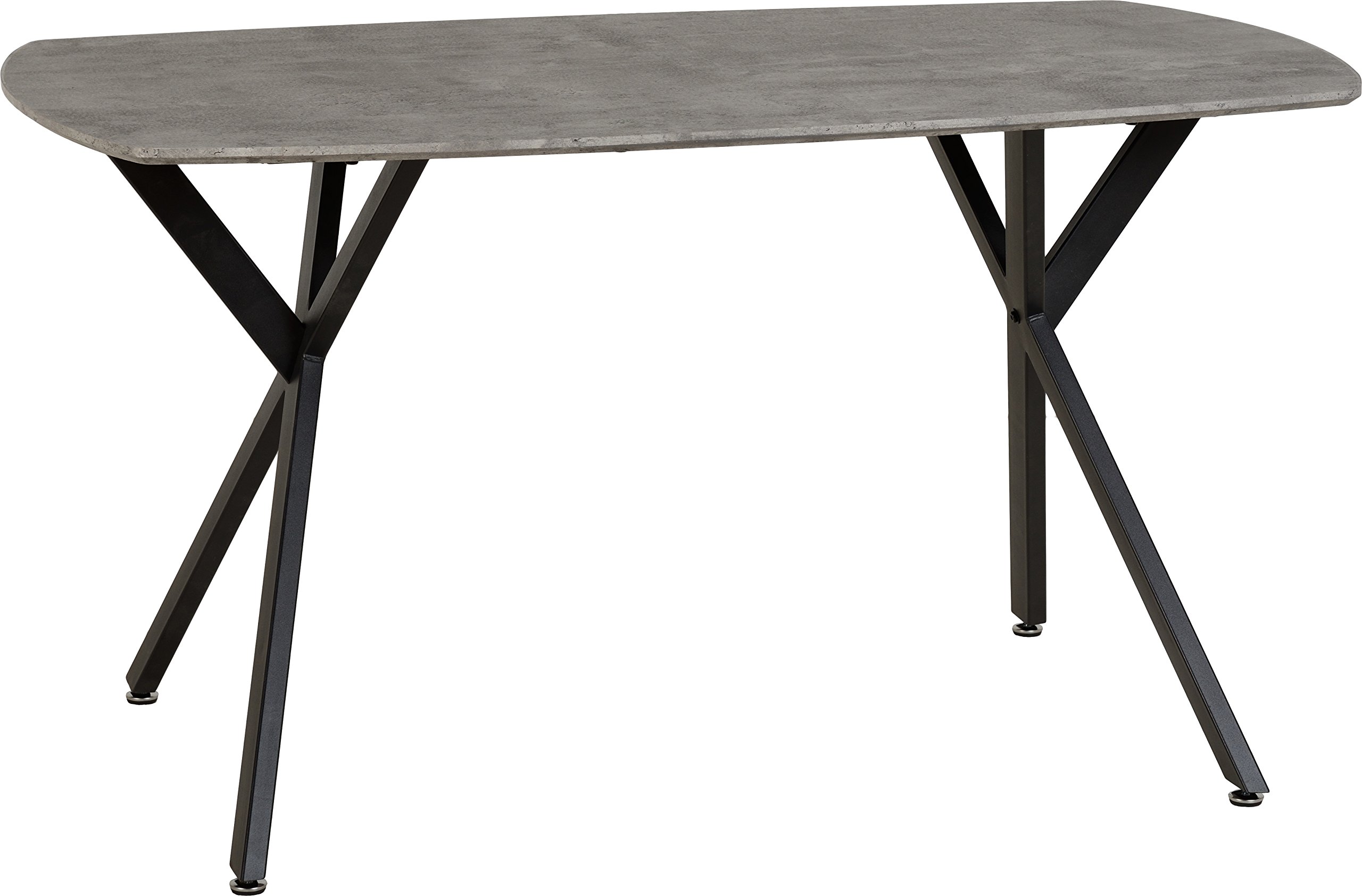 Seconique Athens Rectangular Dining Table in Concrete Effect