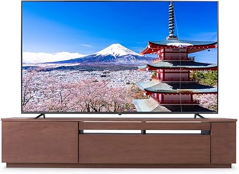 Amazon Co Jp 43 65型推奨 アイリスオーヤマ テレビボード ローボード ボックステレビ台 アッパータイプ ガラス扉付 幅170cm 奥行40cm 高さ36cm ウォールナット たっぷり収納 コードもすっきり収納 Dvd ルーターも収納 耐荷重40kg Bts Gd170uf ホーム キッチン
