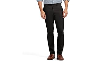 IZOD Men's American Chino Flat Front Straight Fit Pant