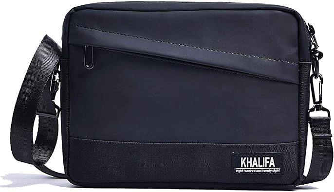 Amazon メンズ 男子 ショルダーバッグ バッグ 肩掛けバッグ カバン 小物入れ 便利 グッズ 出張 通勤 ブラック ブラック Interlinks Japan ショルダーバッグ