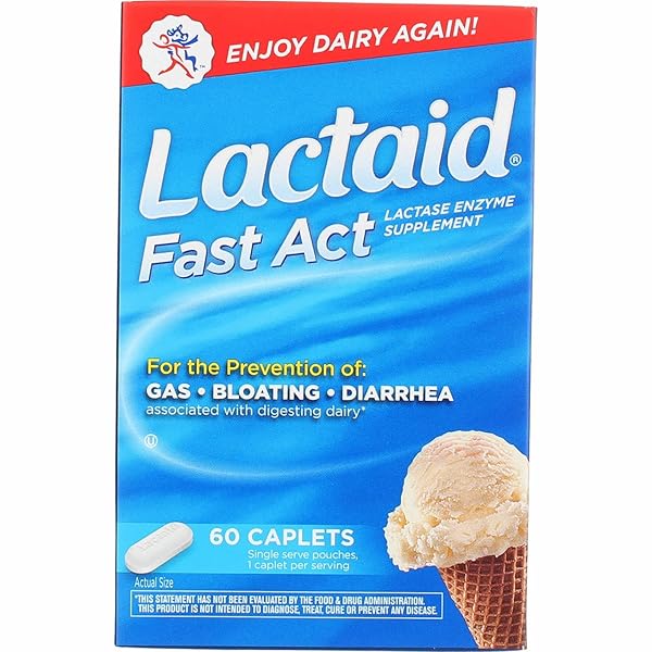 LACTAID CAPLETS FAST ACT 60 – PACK OF 1