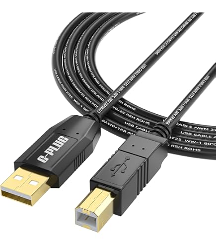 Printer Cable to Computer Printer Cable to USB Compatible with