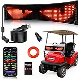 VDIKKS Synchronize Devil Eyes Light for Truck, 23.4”X4.7” Flex Car Window LED Display Screen, Dynamic Colorful Eye Lamp Programmable LED Eyes for Car Truck Windshield