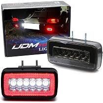 iJDMTOY Smoked Lens 3-In-1 LED Rear Fog Backup Light Kit