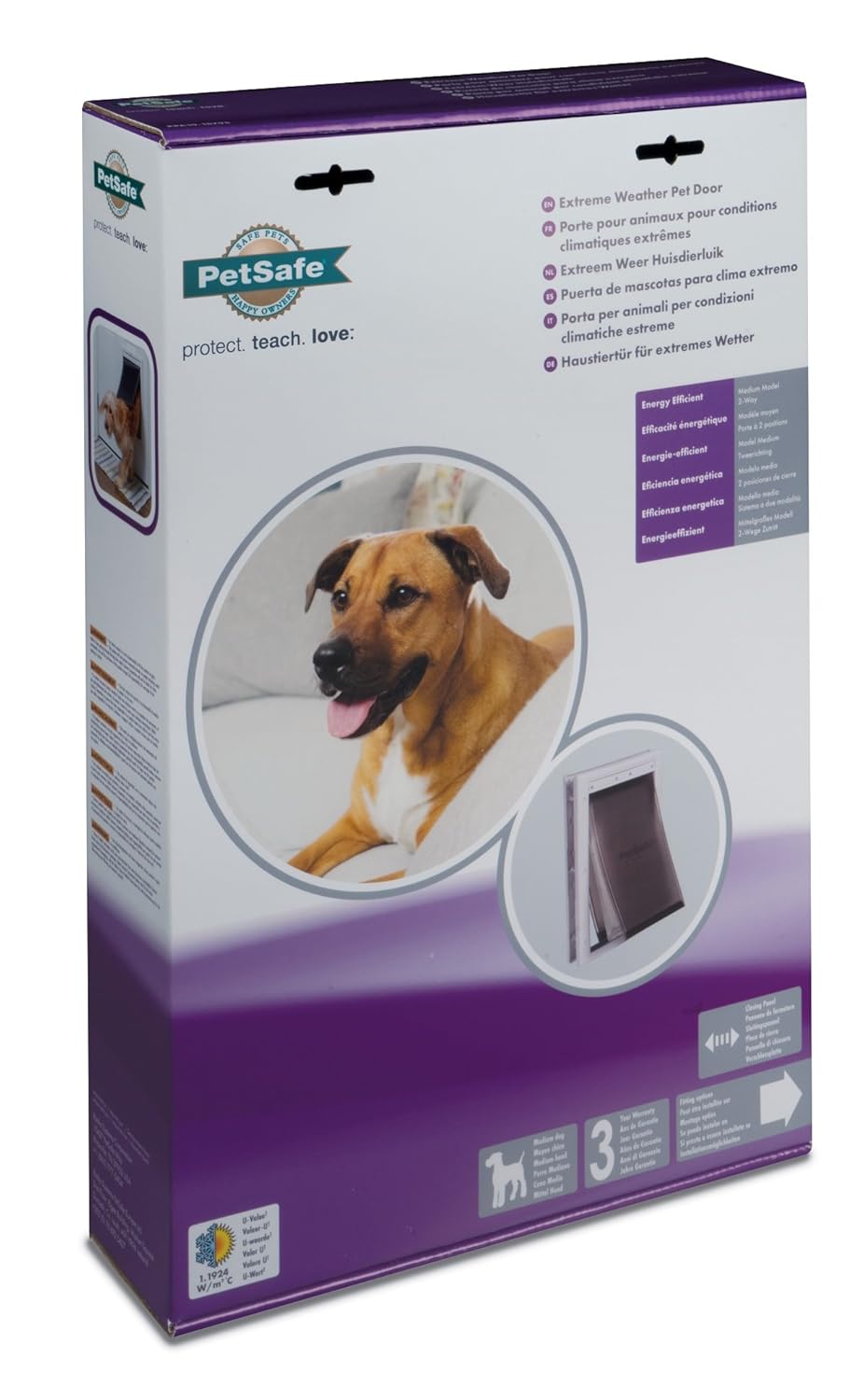 PetSafe Extreme Weather Pet Door 3 Flap System Cat/Dog Flap Small Medium Large eBay