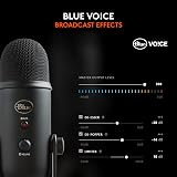 Logitech G Blue Yeti USB Microphone with Blue VO!CE Effects view 3