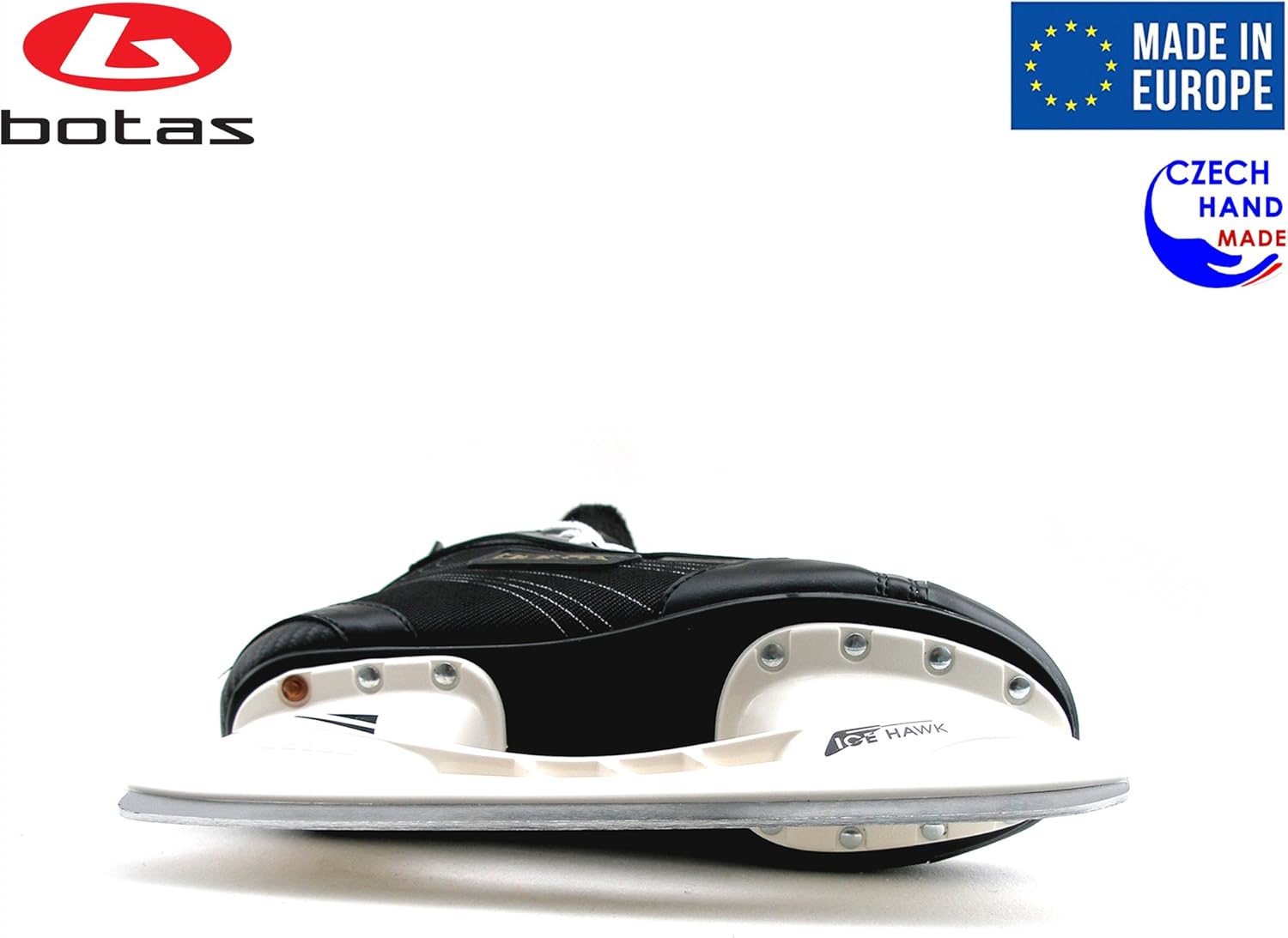 Botas - Draft 281 - Men's Ice Hockey Skates | Made in Europe (Czech Republic) | Color: Black : Sports & Outdoors