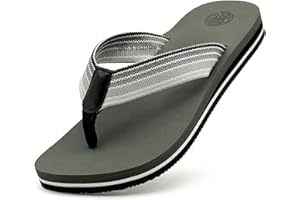 Flip Flops for Women-Arch Support Woven Strap Yoga Mat Cushion Lightweight Slip On Sandals for Summer Beach Indoor Outdoor