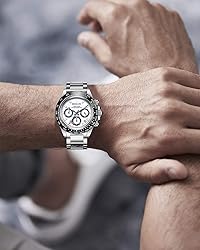 BINLUN Thick Stainless Steel Watch Band Metal Heavy