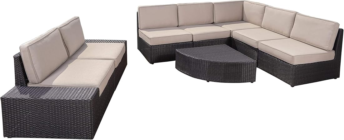 Amazon Com Reddington Patio Furniture Outdoor 8 Piece Dark