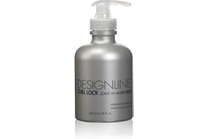 Curl Lock Leave-in Moisturizer, 8 oz - Regis DESIGNLINE - Leave-In Conditioner Treatment that Helps with Shape Retention and Works as an Instant Detangler for Defrizzing Curly Hair (8 oz)