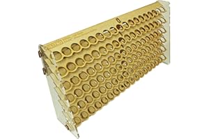 LITKO Paint Organizer Storage Rack | Miniature Model Hobby Paint Holder Caddy Stand | 18mL Dropper Bottle Shelf | Wall Mount | Portable | Compatible with Vallejo and Army Painter (108 Holes)