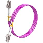 SpeedyCables 3M/10ft OM4 Fiber LC to LC Fiber Patch Cable | 40G/100Gb 50/125um, Multimode Duplex, LSZH(Magenta), Length Option:0.2m-200m
