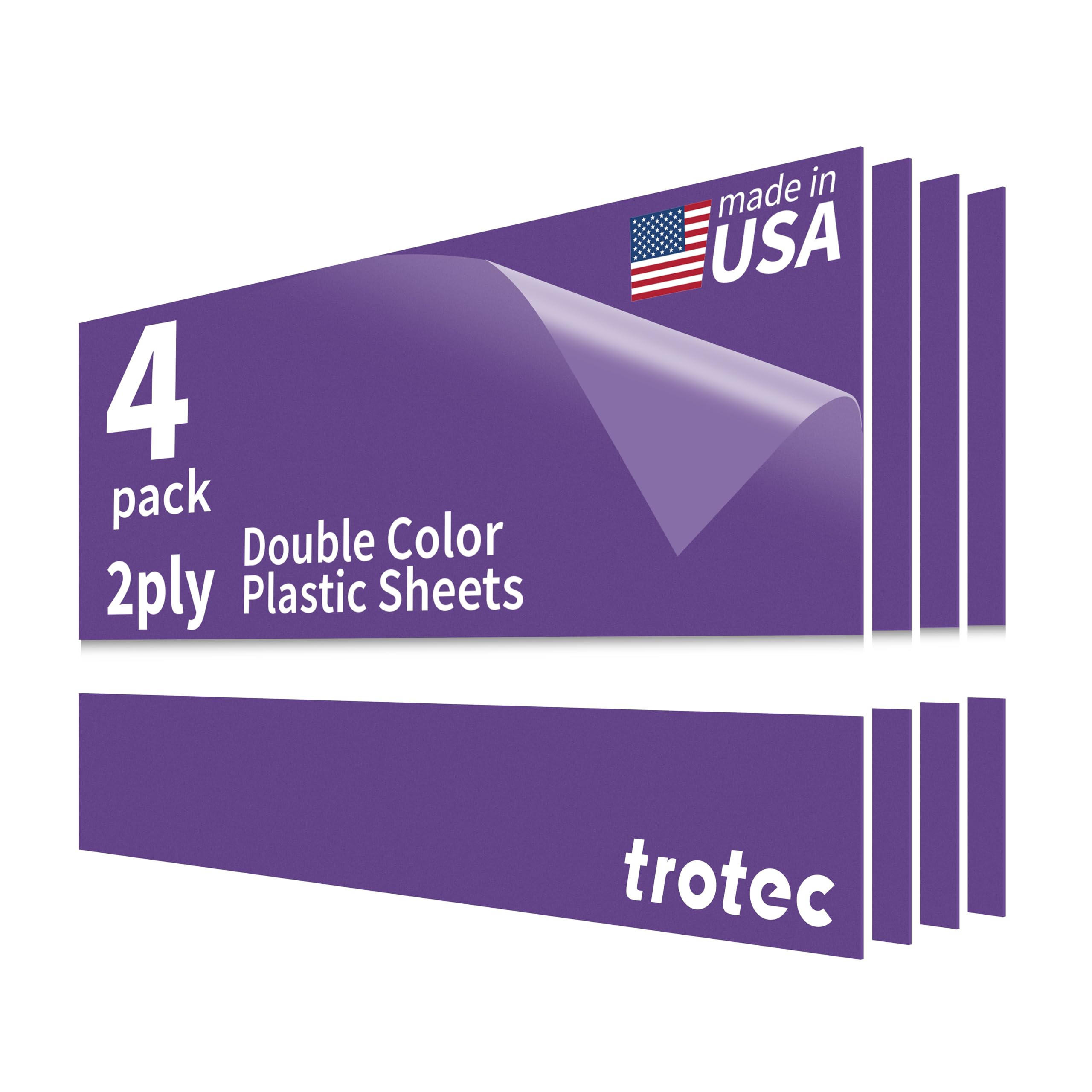 Trotec TroLase | 12"x24"x1/16", 4 Pcs