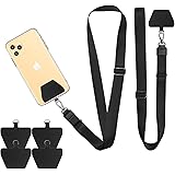 Doormoon Phone Lanyard, Universal Adjustable Neck Straps for Phone Case Keys ID Badges Compatible with iPhone, Samsung, Motor
