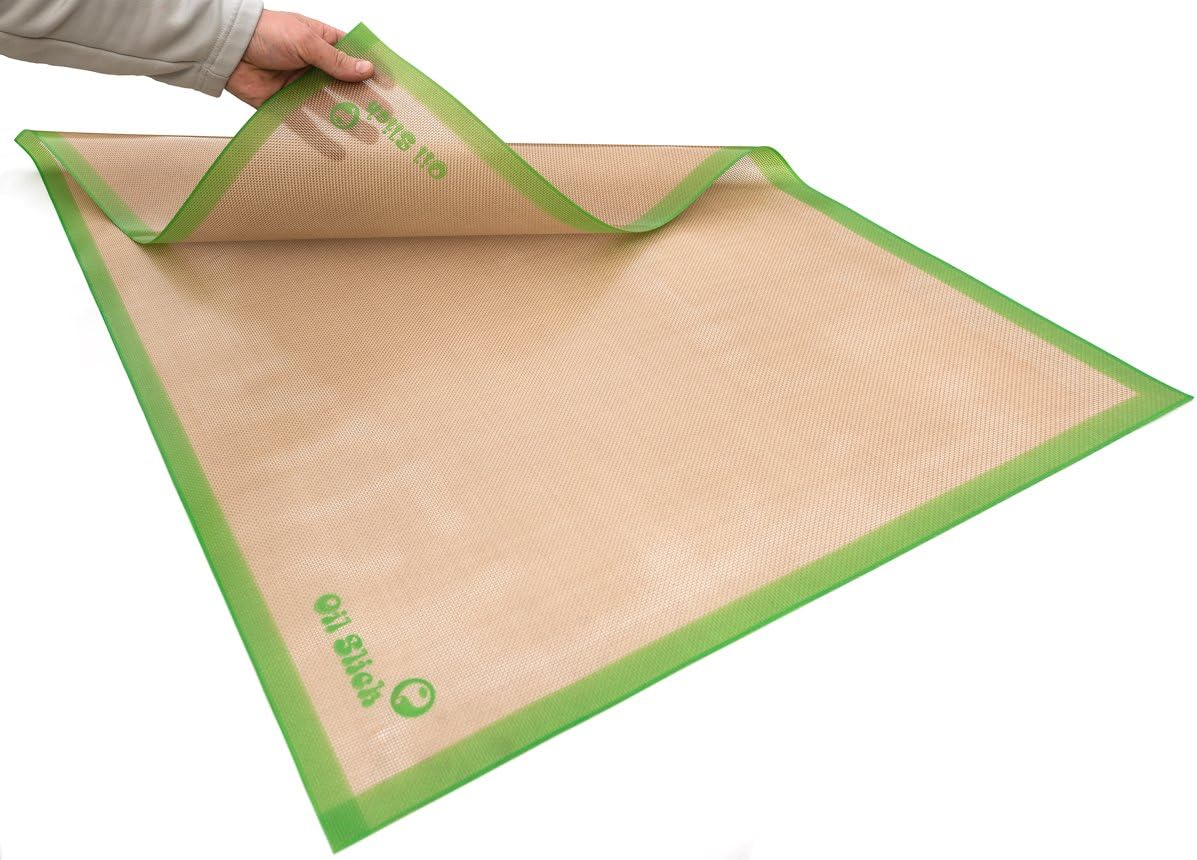Oil Slick Slab Non-Stick Concentrate Pad Brown, Green