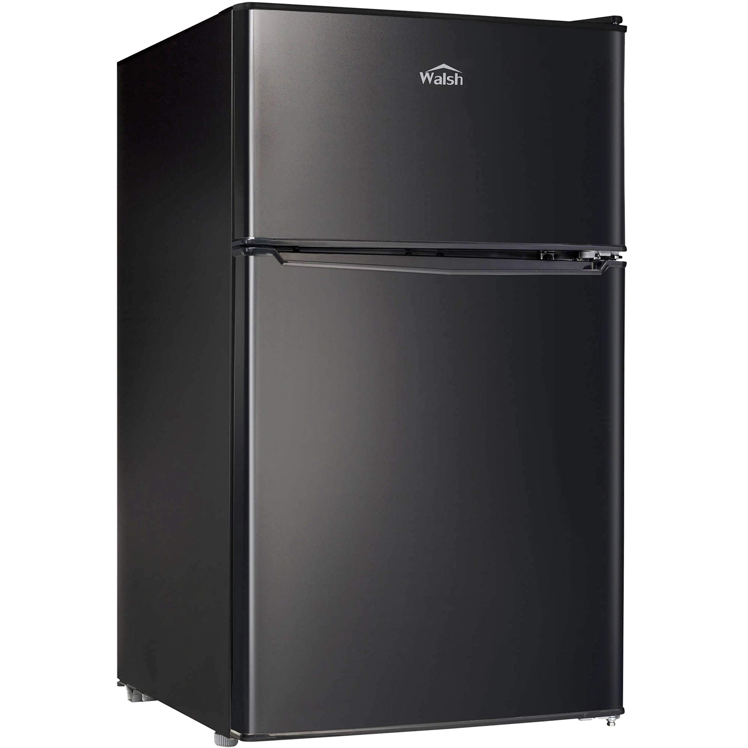 4.3 Cu.Ft Mini Fridge W/ Freezer Adjustable Thermostat & Reversible Single Door