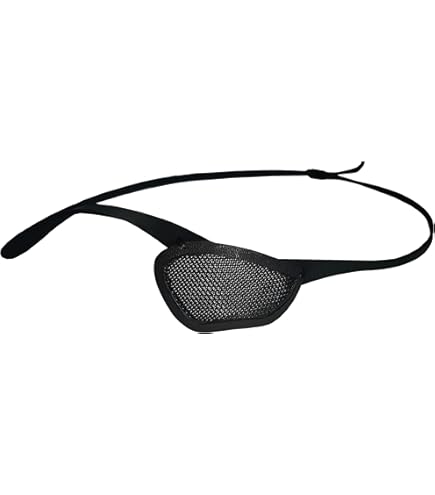 Amazon.com: Eye Patch, Mesh, Aero, See Through, Black, Concave