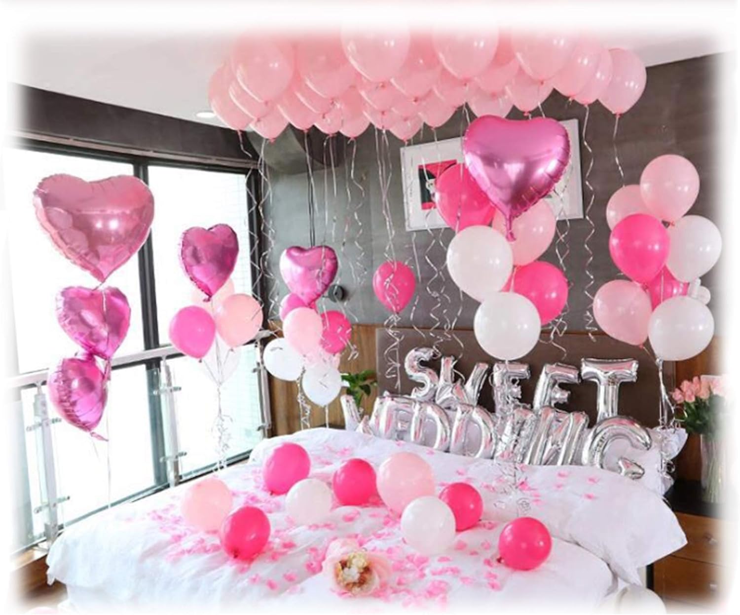 34+ Wedding Banner And Balloons
 Background
