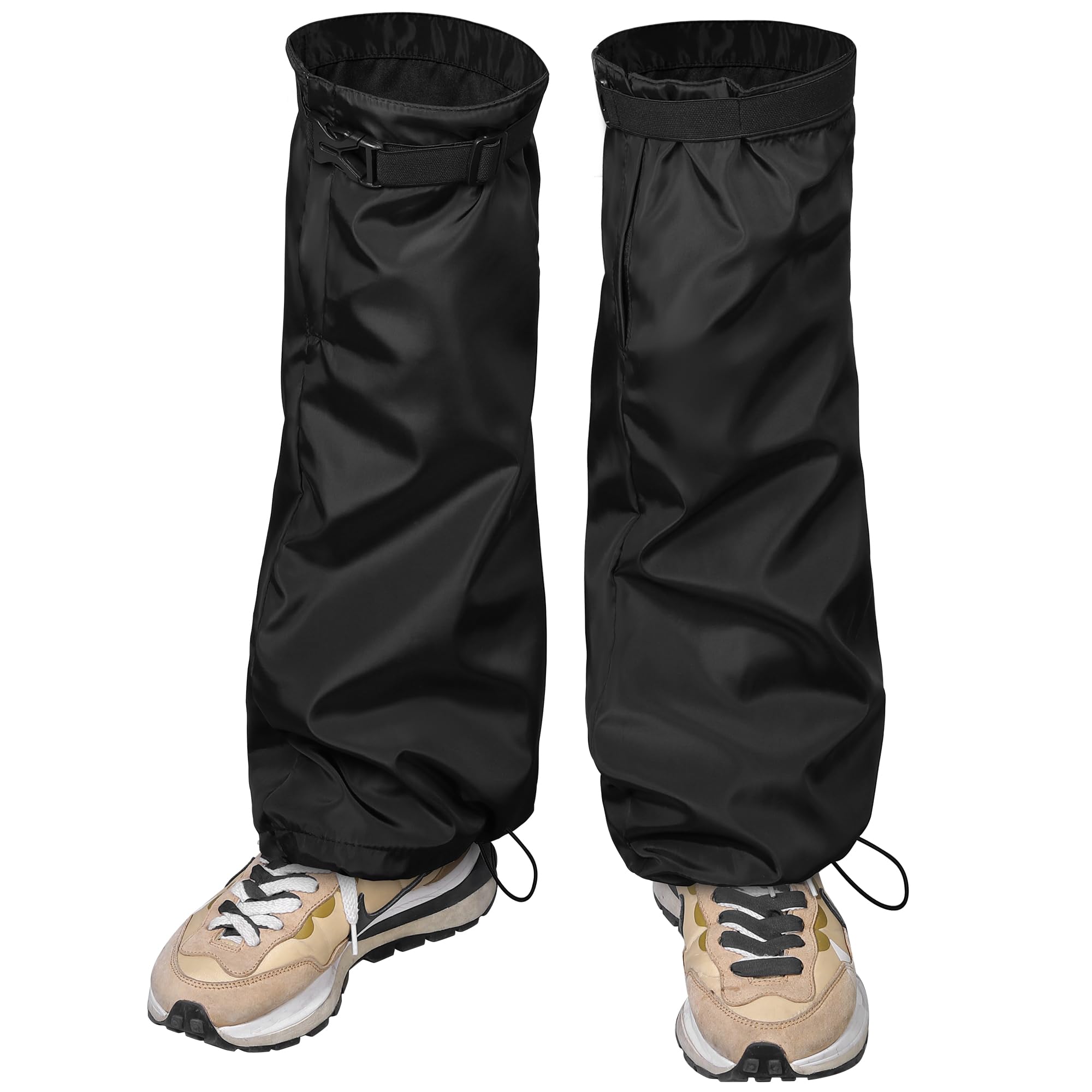 Photo 1 of Adnee 2 PCS Lawn Care Leg Gaiters-Weed Eating Leg Protectors-Garden Trimming Leg Chaps-Adjustable Leg Guards for Garden and Farm Working, Black