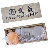 Samurai Sword Katana Cleaning Kit and Knife Sharpening Kit - Includes Choji Oil, Brass Awl and Hammer, Uchiko, Rice Paper - Real Sword Maintenance