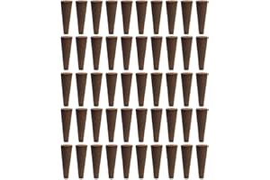 Hydroponic Pods | Cone-Shaped Gardening Supplies,50-Piece Plant Starter Pods for Indoor - for Propagation Cultivation Indoor 