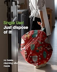 Pureegg Plastic Table Cloth Disposable 10 Pack, 54