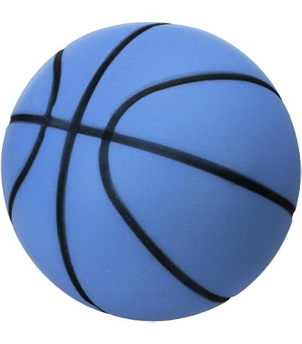 Ballon de basket-ball silencieux en mousse légère et silencieuse, balle d' entraînement en mousse haute densité non revêtue pour activités d'intérieur pour enfants
