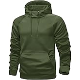 MAGCOMSEN Mens Hoodies Fleece Lined Casual Athletic Sweatshirts Pullover with Kangaroo Pocket