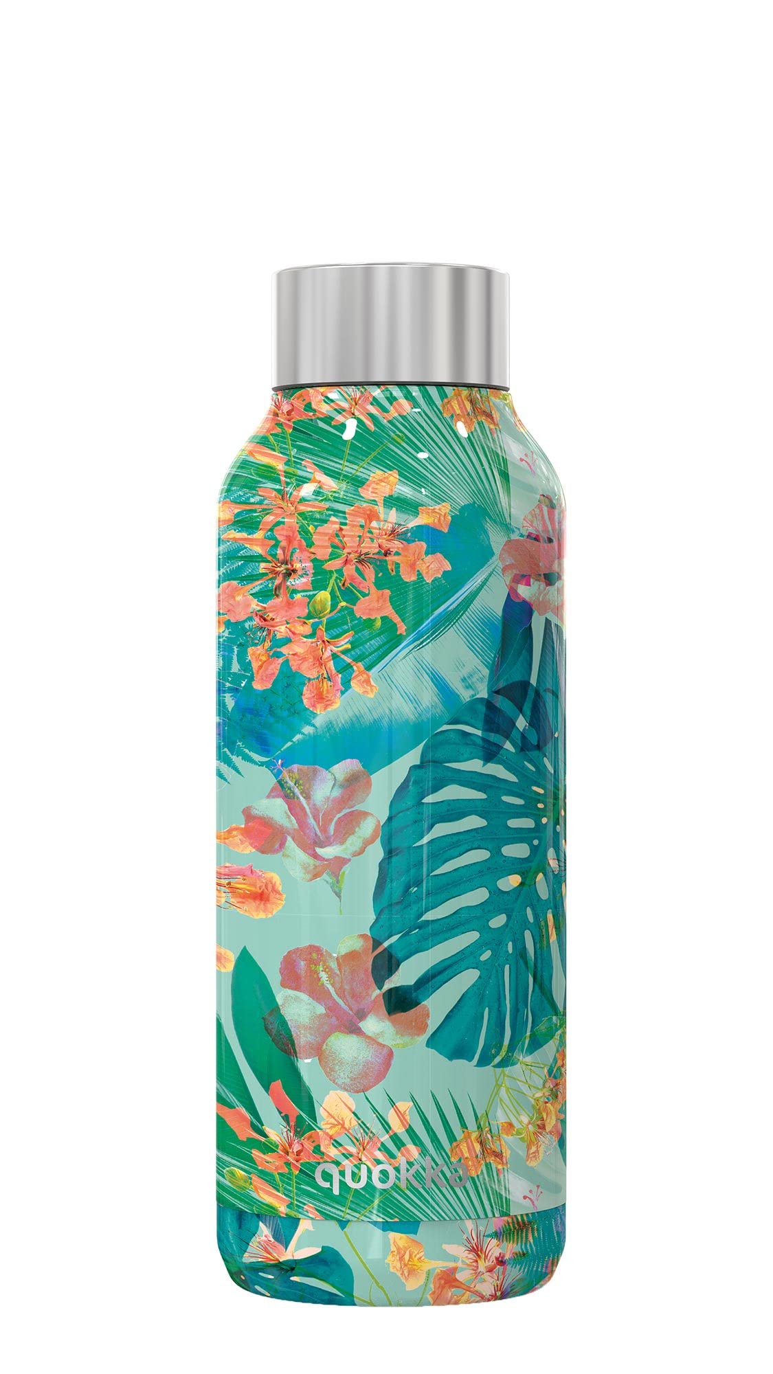 Quokka Solid - Tropical 510 ML |Stainless Steel Water Bottle - Insulated Double Walled Vacuum Flasks Drinks Bottle Keep 12 Hours Hot & 18 Hours Cold - Leak Proof - BPA