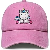 LSDY Embroidery Animal Baseball Hats for Girls, Baseball Hat for Toddler Girl and Boy, Little Girl Hat for Kids