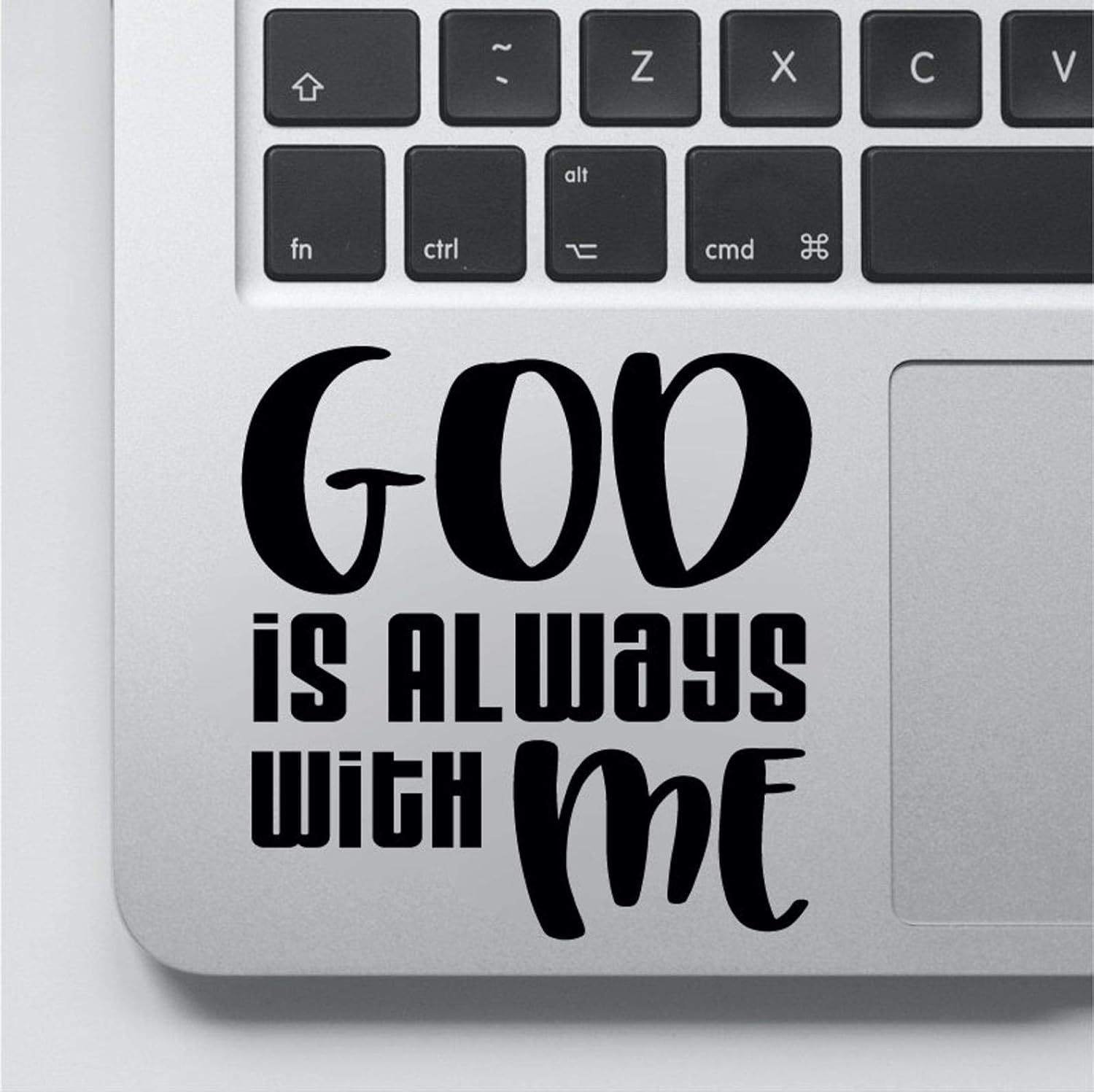 ISEE 360® God is Always with Me Motivational Symbol Trackpad Laptop ...