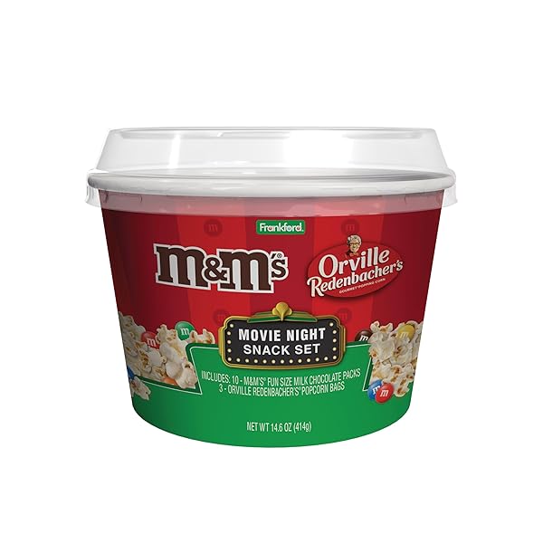 M&M’S AND ORVILLE REDENBACHER’S MOVIE NIGHT SUPPLIES SNACK...