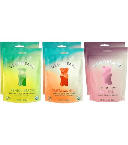 Amazon.com : Candy People VegoBears Venice Beach Vegan Gummy Bears