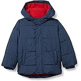 Amazon Essentials Babies, Toddlers, and Boys' Heavyweight Hooded Puffer Jacket