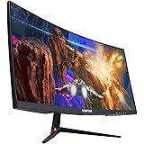 Sceptre 30-inch Curved Gaming Monitor 21:9 2560x1080 Ultra Wide Ultra Slim HDMI DisplayPort up to 200Hz Build-in Speakers, Me