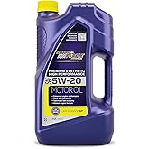 Royal Purple 51520 API-Licensed SAE 5W-20 High Performance Synthetic Motor Oil - 5 Quart, (Model: ROY51520)