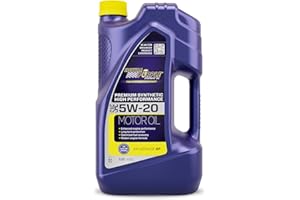 Royal Purple 51520 API-Licensed SAE 5W-20 High Performance Synthetic Motor Oil, 5 Quart Jug