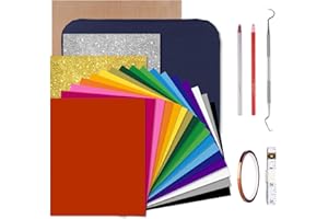 GO2CRAFT Ultimate Heat Press Accessories for Cricut Easy Press, Perfect Transfer Bundle with Vinyl Bundle, Double-Fabric Mat, Teflon Sheets, Tape, Positioning Tools, for DIY Crafts