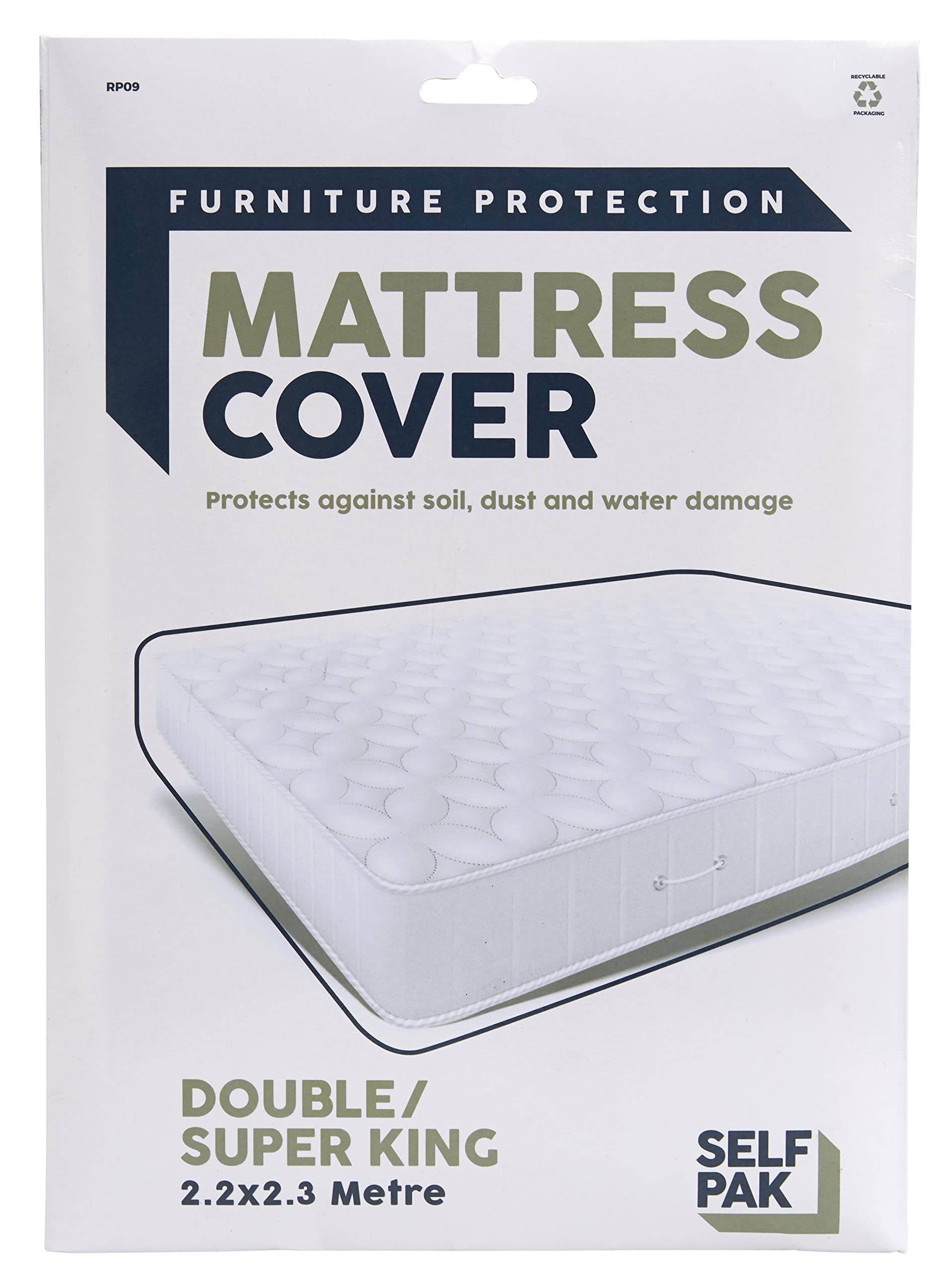 MATTRESS COVER Double / King / Superking for Moving or Storage (Large Polythene bag). It is manufactured to the standard required by Removal Companies and is sufficiently strong for normal use.