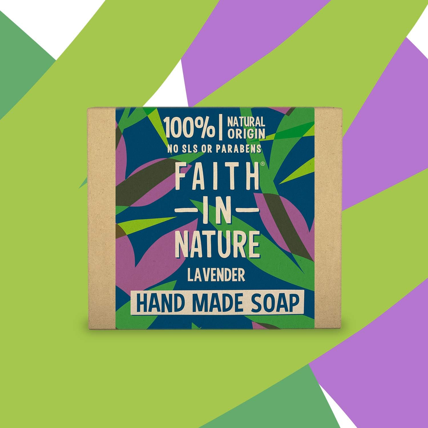 Faith In Nature Natural Lavender Hand Soap Bar, Relaxing, Vegan & Cruelty Free, No SLS or Parabens, 100g, 100 g (Pack of 1) - Image 4