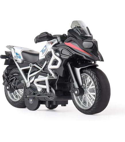 Dickie Toys Moto De Police Avec Figurine – 10 Cm, Effet Friction, 2 Pylônes Et Panneaux De Signalisation Inclus – Jeu D’Action Pour Enfants Dès 3 Ans