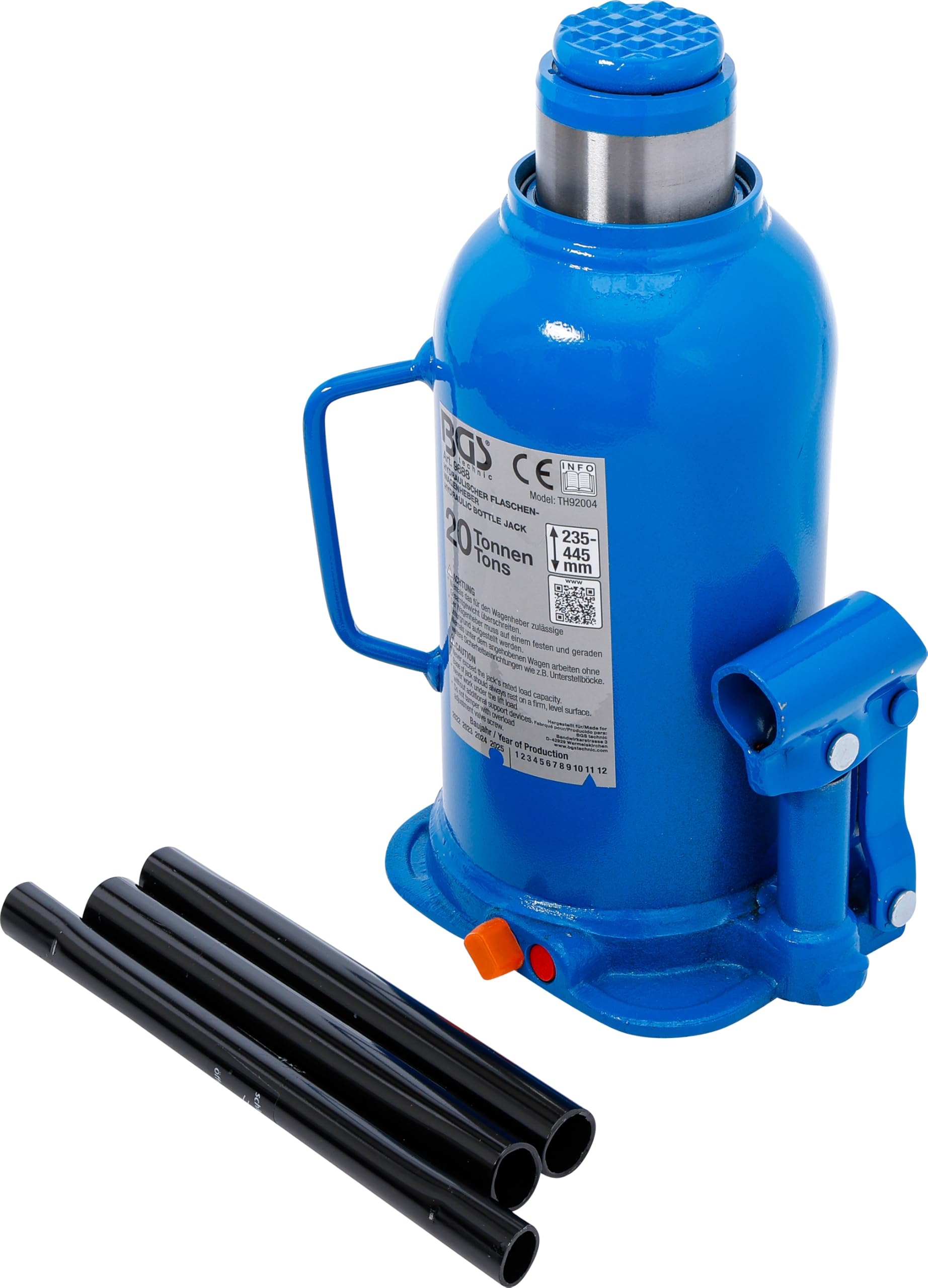 BGS 9888 | Hydraulic Bottle Jack | 20 t