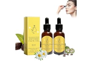 ANTIVP 2PC Frankincense Resin Oil, Frankincense Resin Infused Organic Black Seed, Castor & Jojoba Oils for Face Anti-Aging Hydrates Skin Serum, Anti-Wrinkles Face Oil Hydrates Skin-30ml
