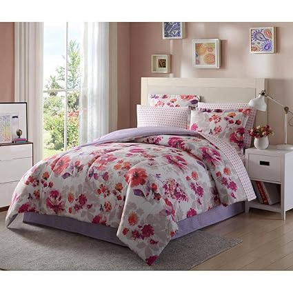 Amazon Com Bed Linens Essential Home 8 Piece Complete Bed